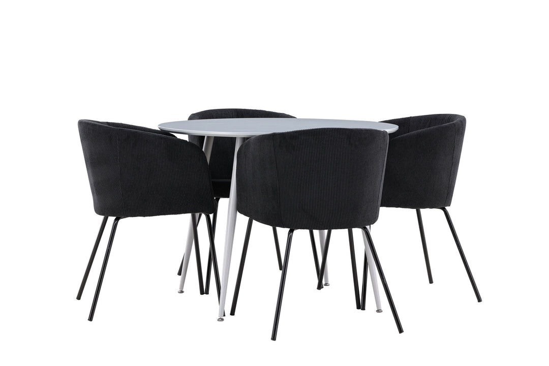 Venture Home Plaza Dining Table with Berit Dining Chair