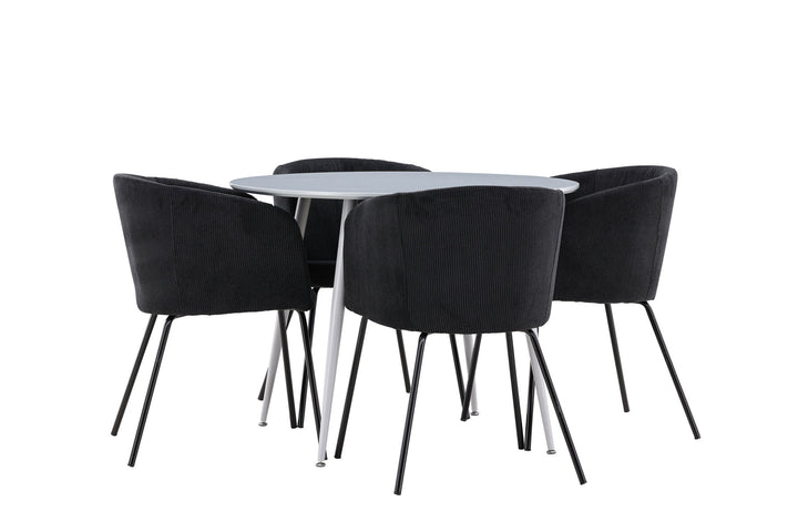 Venture Home Plaza Dining Table with Berit Dining Chair