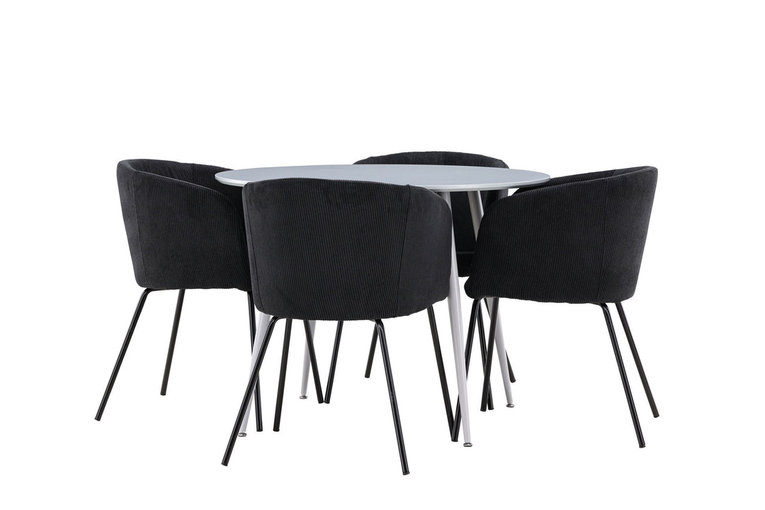 Venture Home Plaza Dining Table with Berit Dining Chair