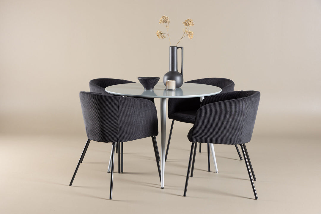 Venture Home Plaza Dining Table with Berit Dining Chair