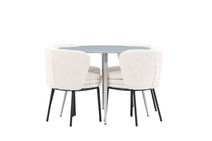 Venture Home Plaza Dining Table with Agnes Dining Chair