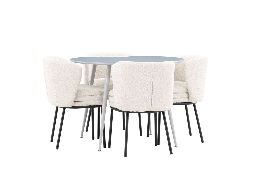 Venture Home Plaza Dining Table with Agnes Dining Chair
