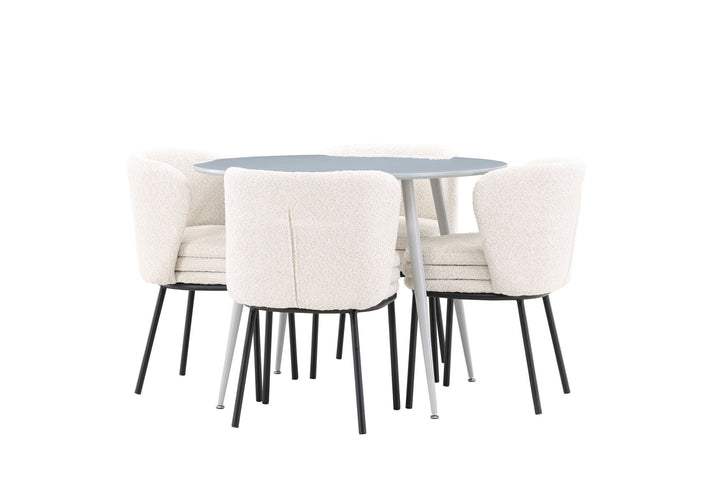 Venture Home Plaza Dining Table with Agnes Dining Chair