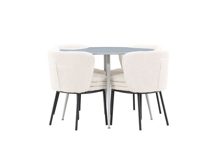 Venture Home Plaza Dining Table with Agnes Dining Chair