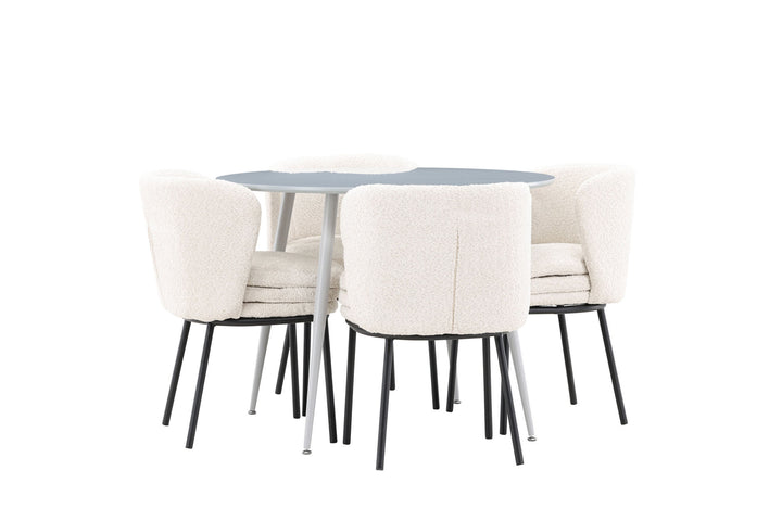 Venture Home Plaza Dining Table with Agnes Dining Chair