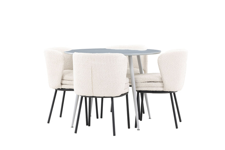 Venture Home Plaza Dining Table with Agnes Dining Chair