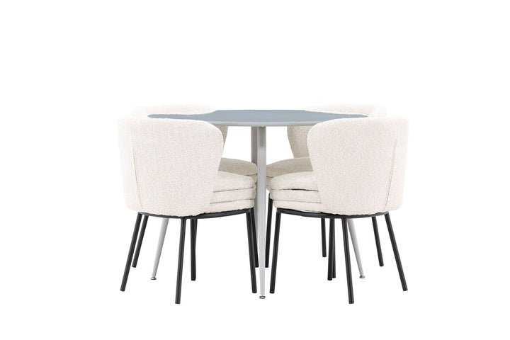 Venture Home Plaza Dining Table with Agnes Dining Chair