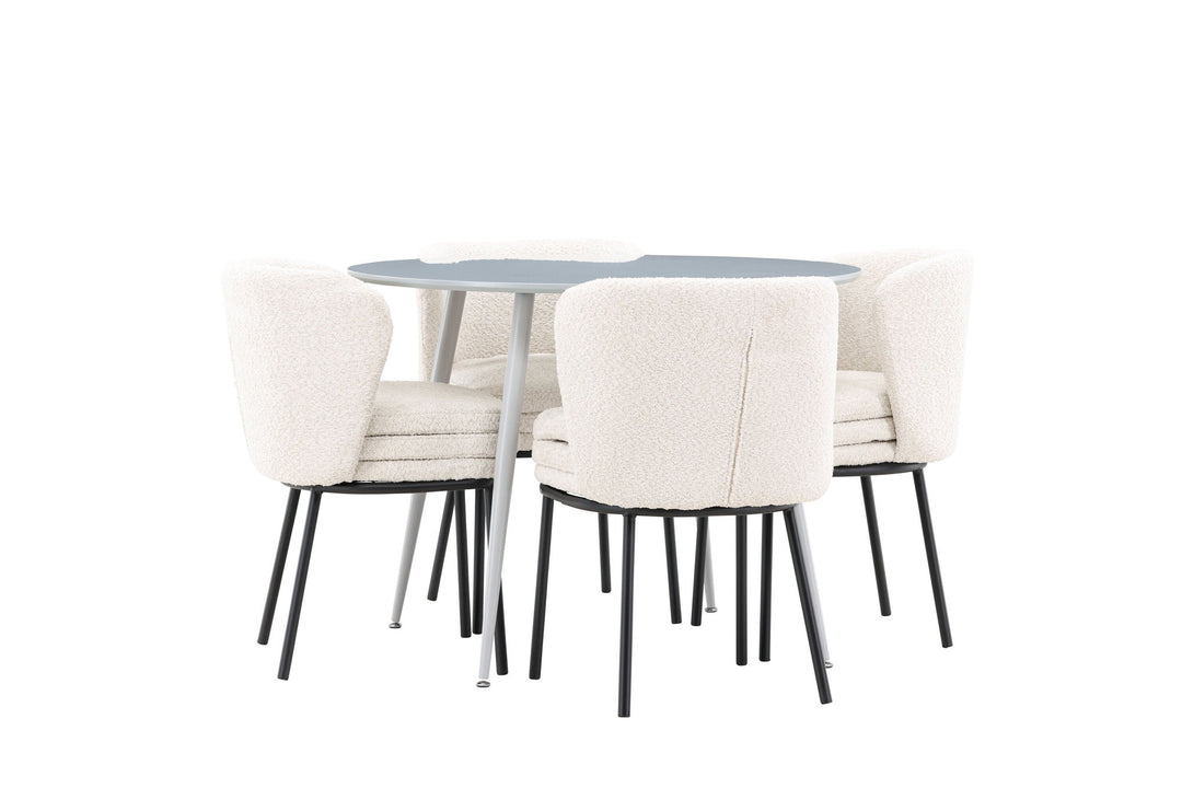 Venture Home Plaza Dining Table with Agnes Dining Chair