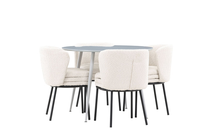 Venture Home Plaza Dining Table with Agnes Dining Chair