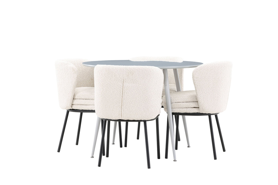 Venture Home Plaza Dining Table with Agnes Dining Chair
