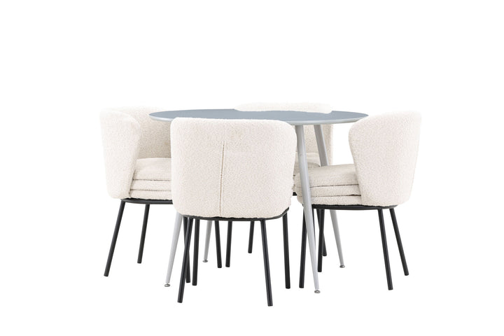 Venture Home Plaza Dining Table with Agnes Dining Chair