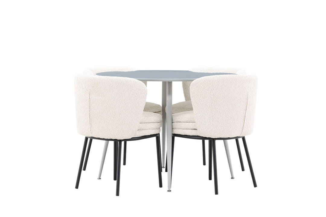 Venture Home Plaza Dining Table with Agnes Dining Chair