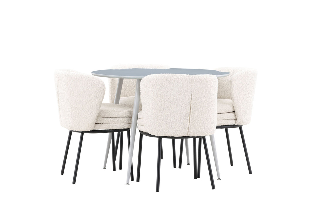 Venture Home Plaza Dining Table with Agnes Dining Chair