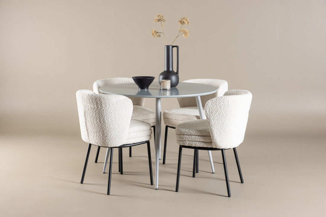 Venture Home Plaza Dining Table with Agnes Dining Chair