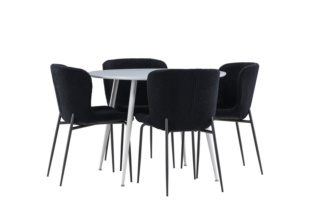 Venture Home Plaza Dining Table with Modesto Dining Chair