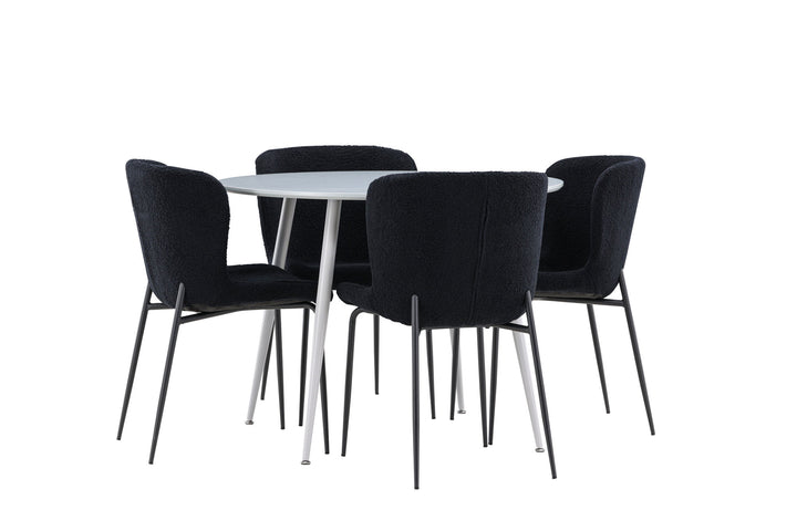 Venture Home Plaza Dining Table with Modesto Dining Chair