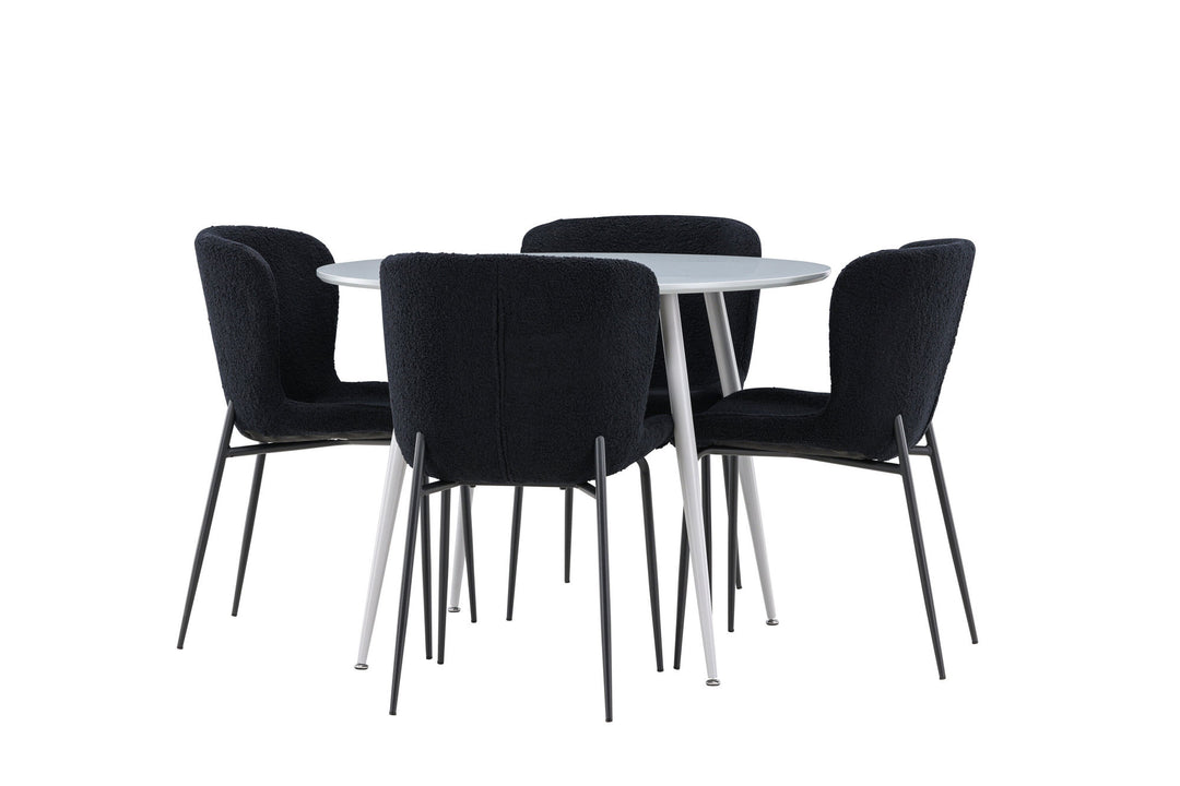 Venture Home Plaza Dining Table with Modesto Dining Chair