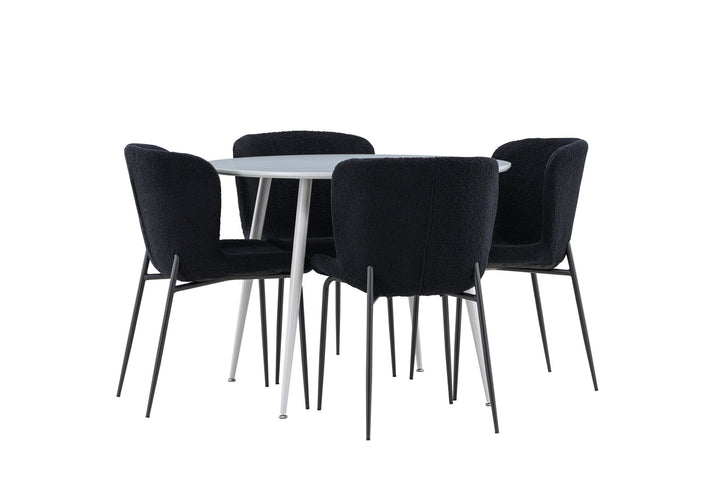 Venture Home Plaza Dining Table with Modesto Dining Chair