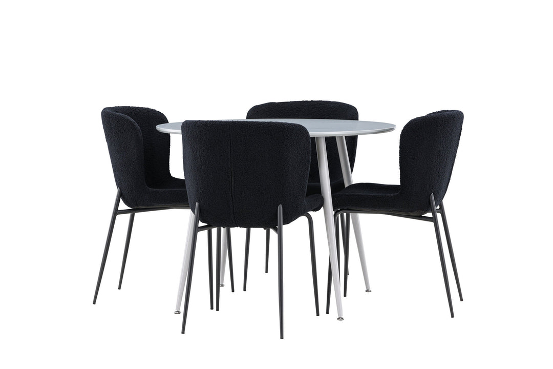 Venture Home Plaza Dining Table with Modesto Dining Chair