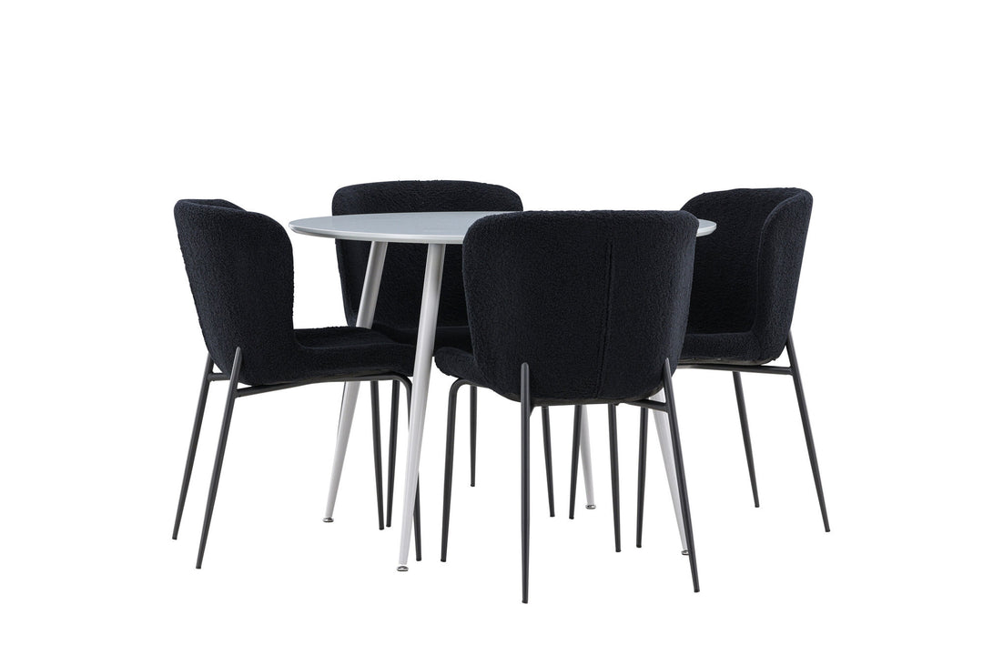 Venture Home Plaza Dining Table with Modesto Dining Chair