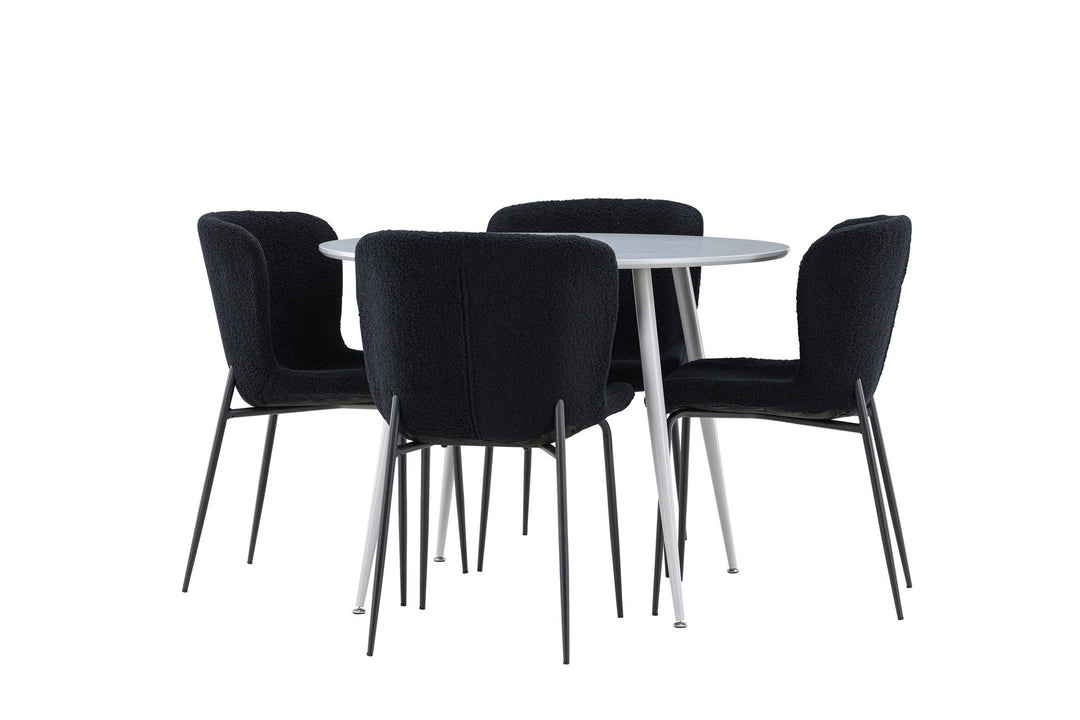 Venture Home Plaza Dining Table with Modesto Dining Chair