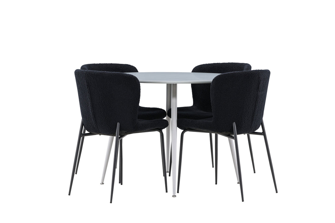 Venture Home Plaza Dining Table with Modesto Dining Chair