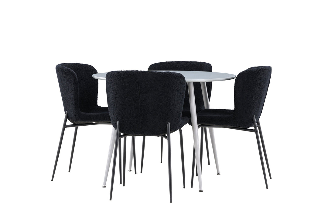 Venture Home Plaza Dining Table with Modesto Dining Chair