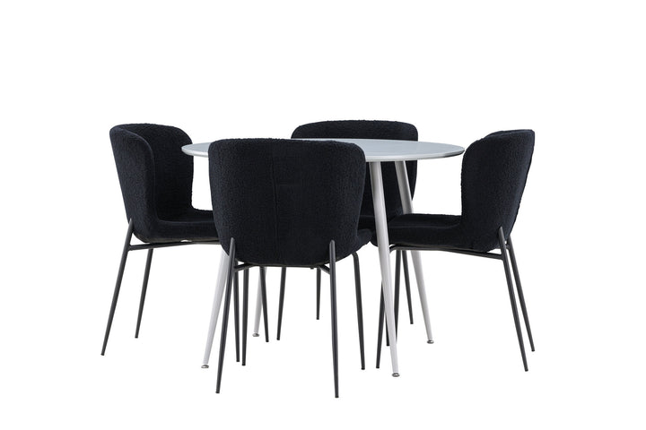 Venture Home Plaza Dining Table with Modesto Dining Chair