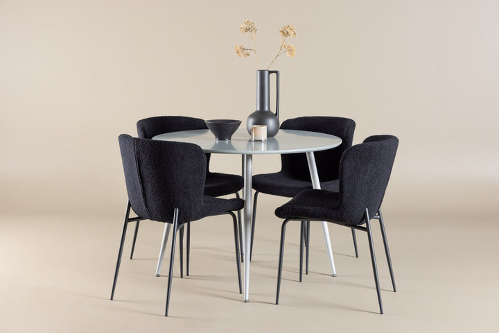 Venture Home Plaza Dining Table with Modesto Dining Chair