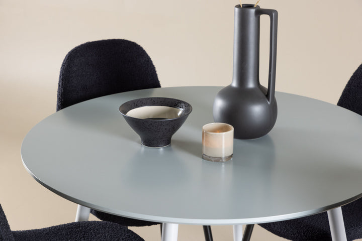 Venture Home Plaza Dining Table with Polar Dining Chair