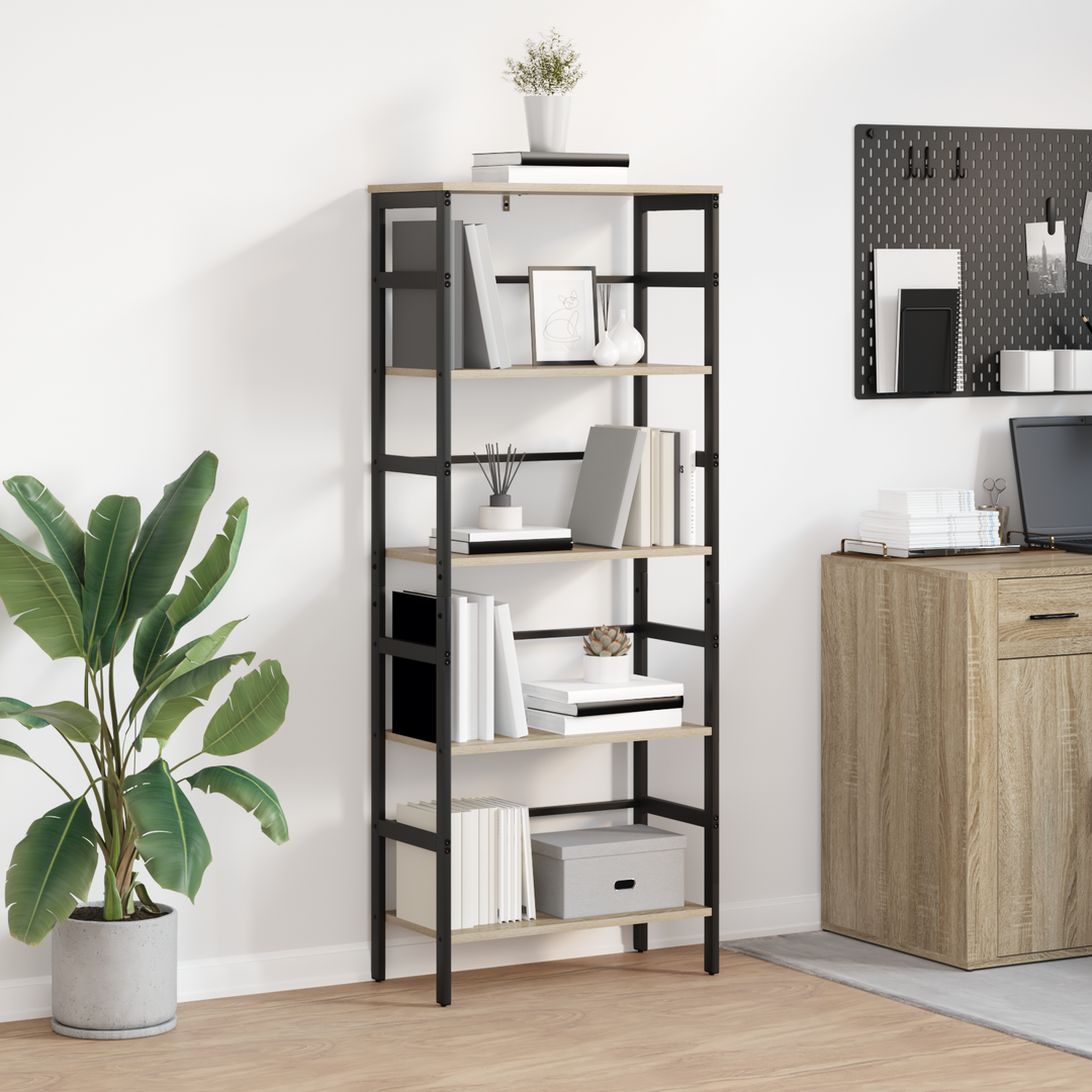 Bogreol Sonoma eg 60 x 29,5 x 149 cm Konstrueret træ