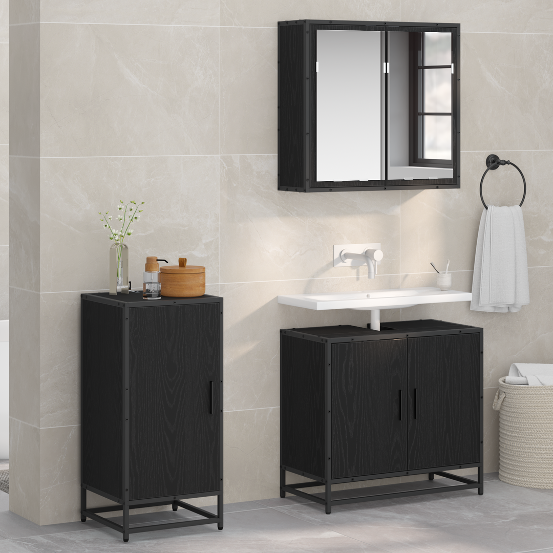 Sideboard Sort eg 35,5 x 35 x 76 cm