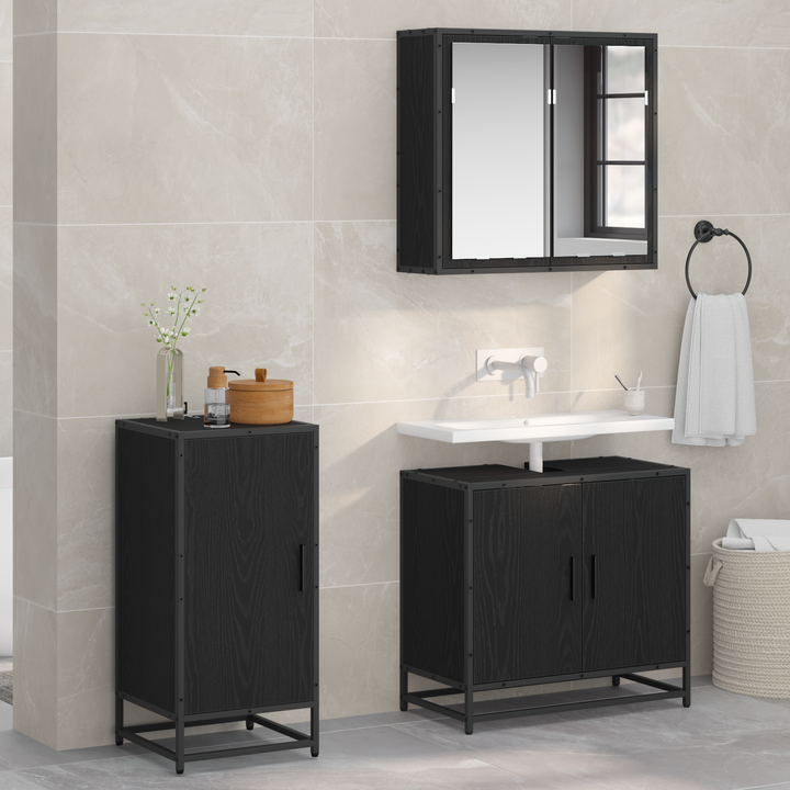Sideboard Sort eg 35,5 x 35 x 76 cm