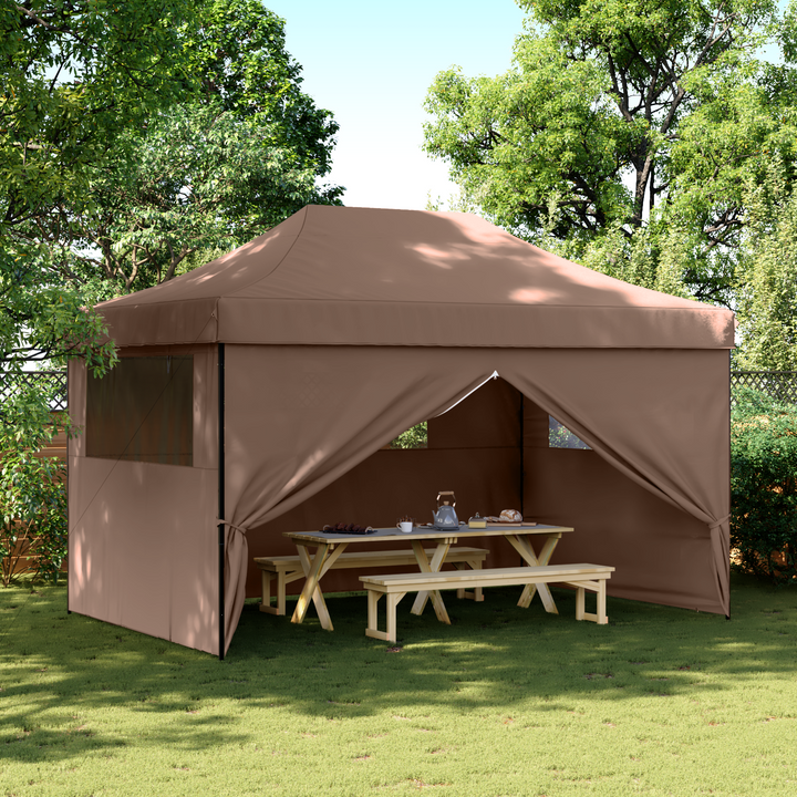 Party Tent Brun 292 x 440 x 315 cm Oxford stof