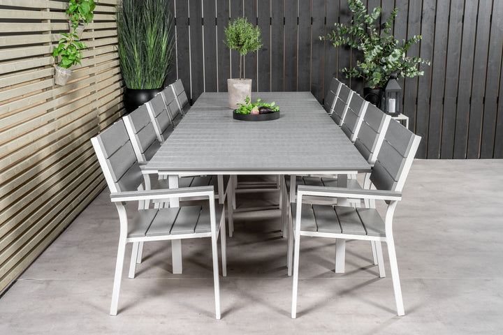 Venture Home Levels Table 229/310 - White/Grey - Levels Chair (stackable) - White Alu / Grey Aintwood 10
