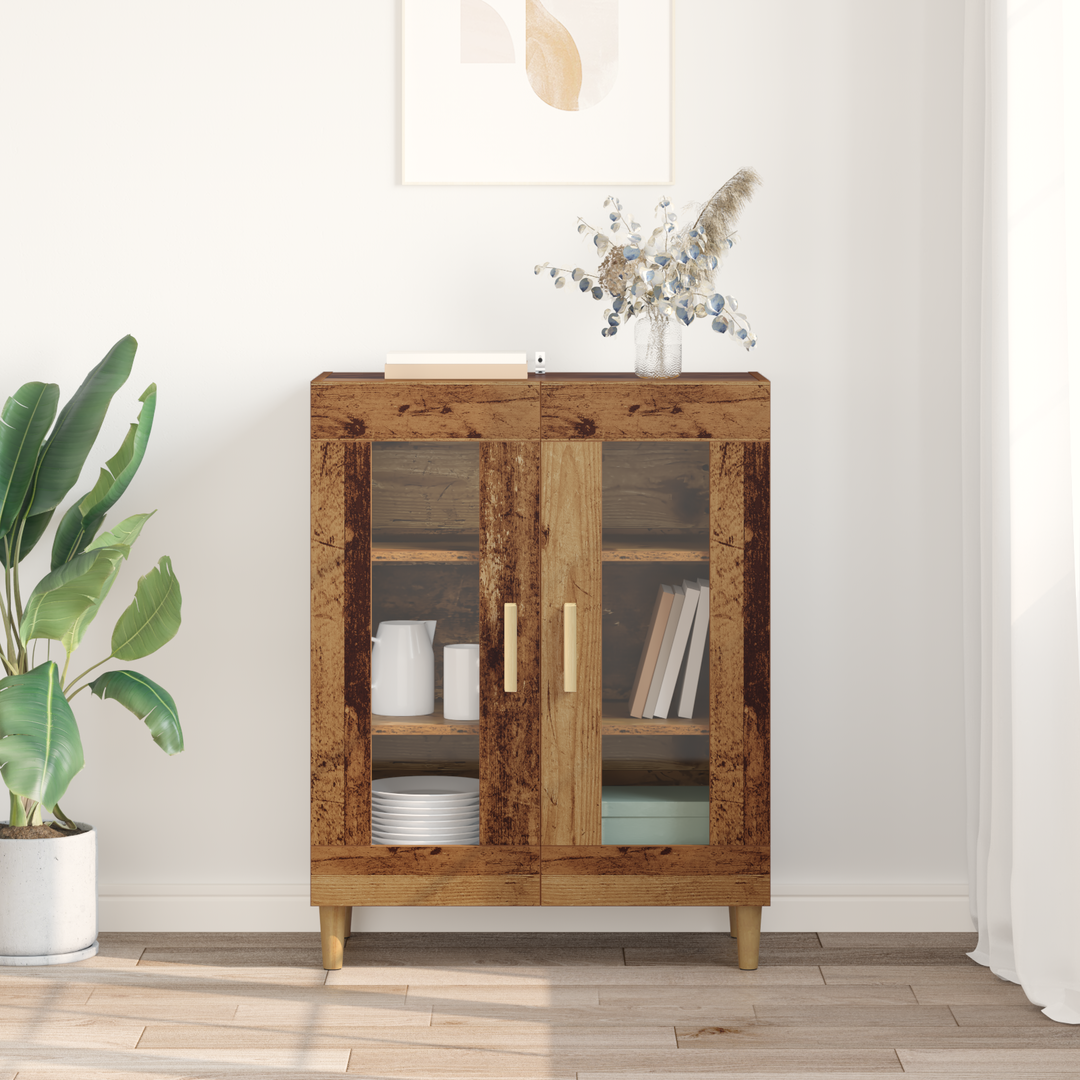 Sideboard Gammelt træ 69,5 x 34 x 90 cm Konstrueret træ