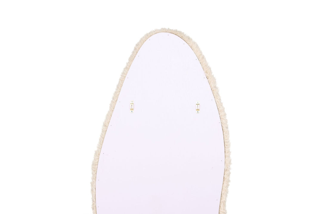 Venture Home Mirza Mirror - 160*60cm - Beige Fake Fur / Glass