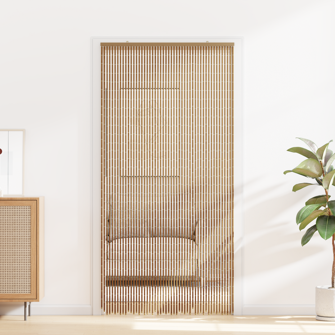 Insekt Dør Gardin flerfarvet 100 x 200 cm Bambus