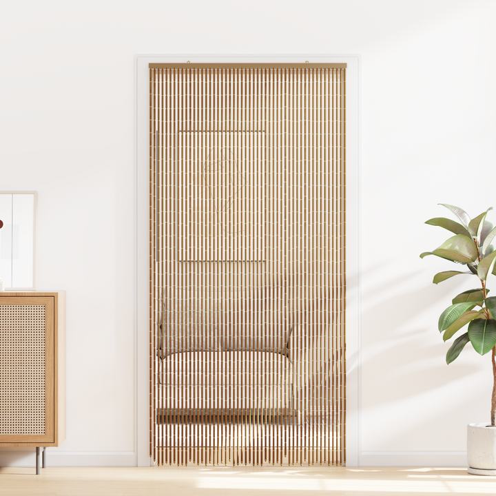 Insekt Dør Gardin flerfarvet 100 x 200 cm Bambus
