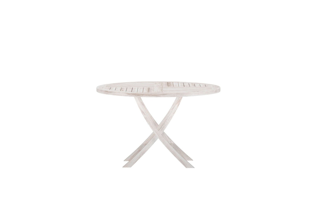 Venture Home Kenya Rundt Spisebord Ø120cm - Hvidvasket