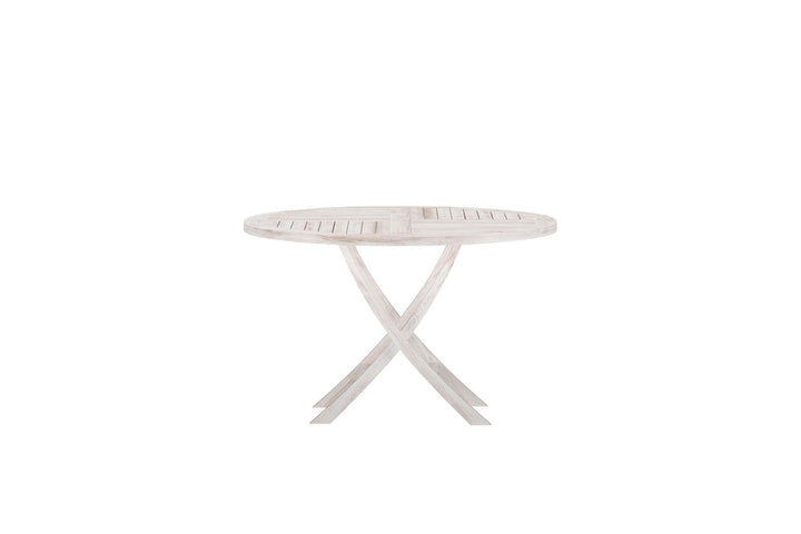 Venture Home Kenya Rundt Spisebord Ø120cm - Hvidvasket