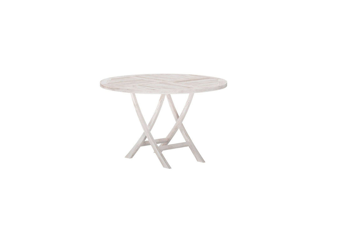 Venture Home Kenya Rundt Spisebord Ø120cm - Hvidvasket