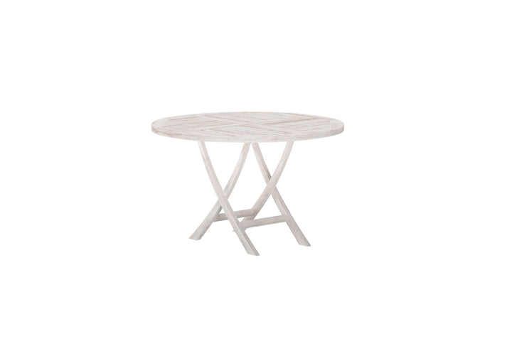 Venture Home Kenya Rundt Spisebord Ø120cm - Hvidvasket