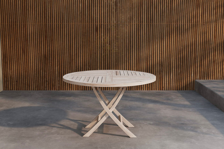 Venture Home Kenya Rundt Spisebord Ø120cm - Hvidvasket