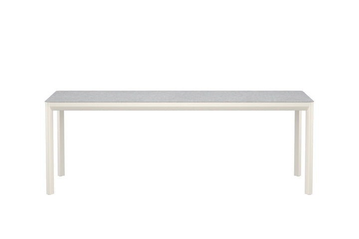 Venture Home Lino Dining Table 220x100x74 cm - Beige Aluminium / Ceramic Glass