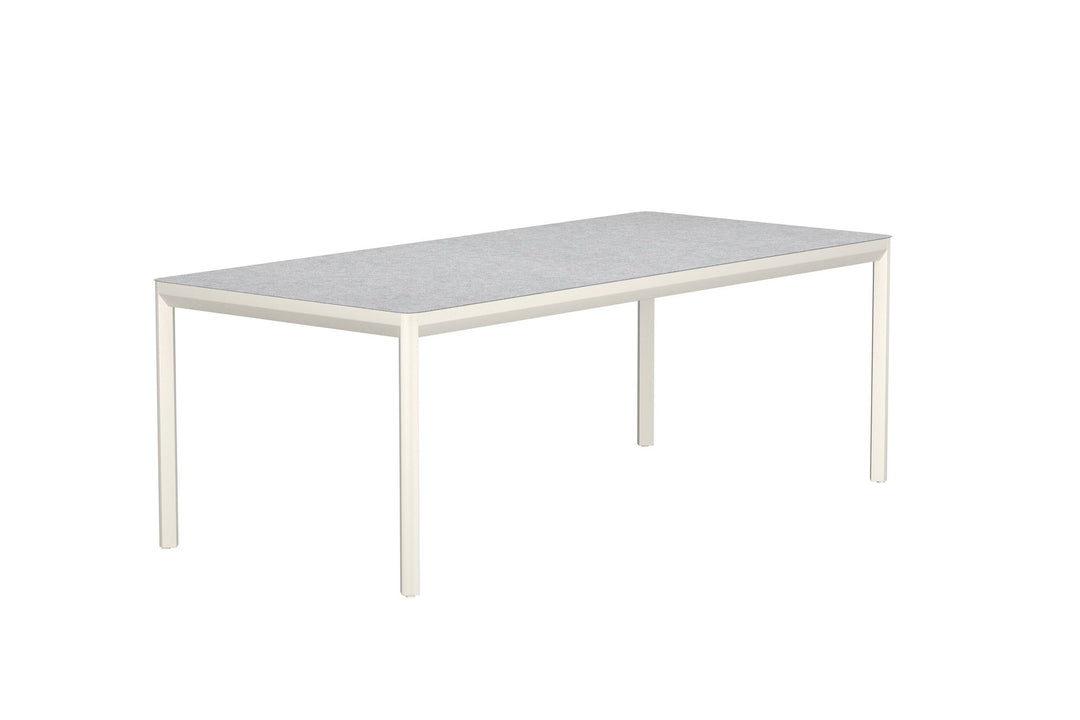 Venture Home Lino Dining Table 220x100x74 cm - Beige Aluminium / Ceramic Glass