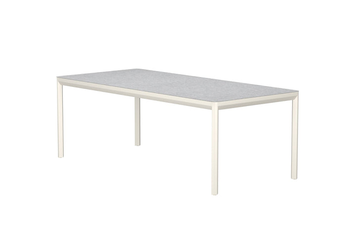Venture Home Lino Dining Table 220x100x74 cm - Beige Aluminium / Ceramic Glass