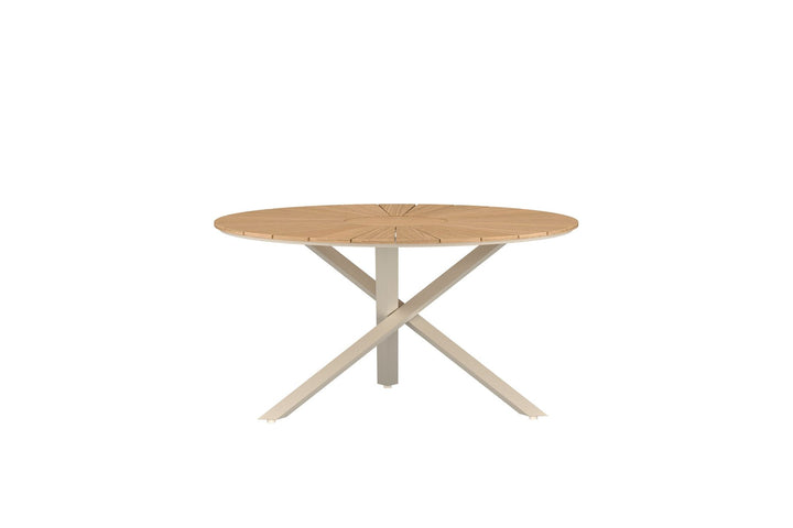 Venture Home Mexico Spisebord - ø140 - Beige Alu/Teak