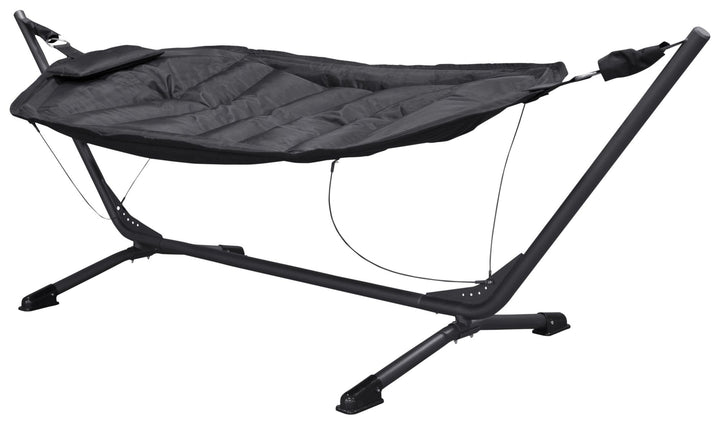 Venture Home Niño Hammock - Black Fabric / Black Frame