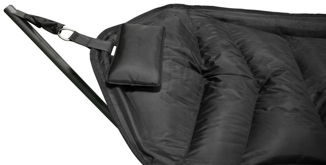 Venture Home Niño Hammock - Black Fabric / Black Frame